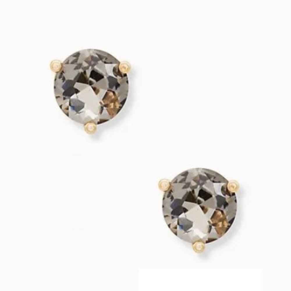 ✨ NEW Kate Spade Black Diamond Crystal Gumdrop Stud Earrings